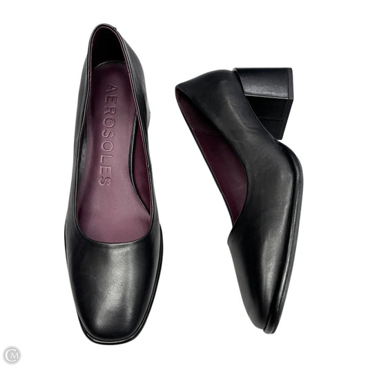 Shoes Heels Block By Aerosoles In Black, Size: 9