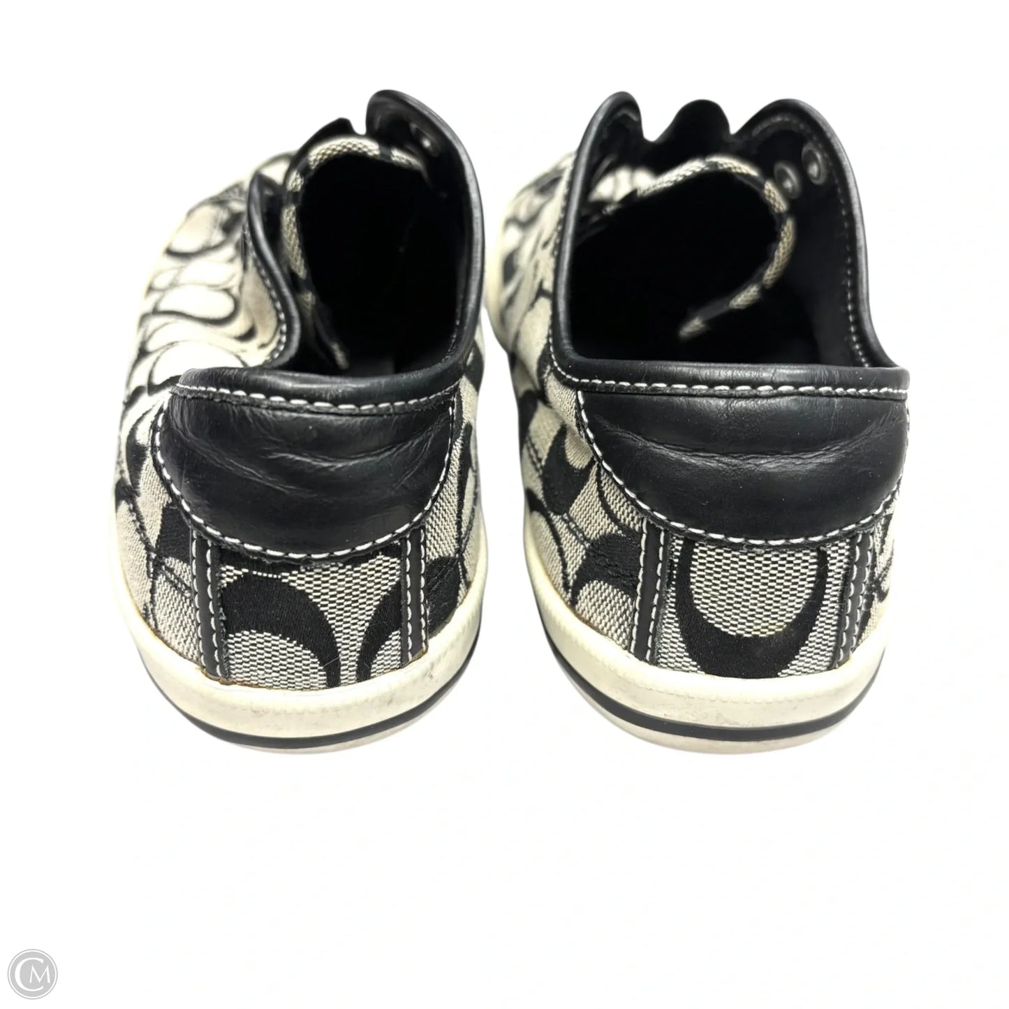 Shoes Designer By Coach In Black & Tan, Size: 6.5