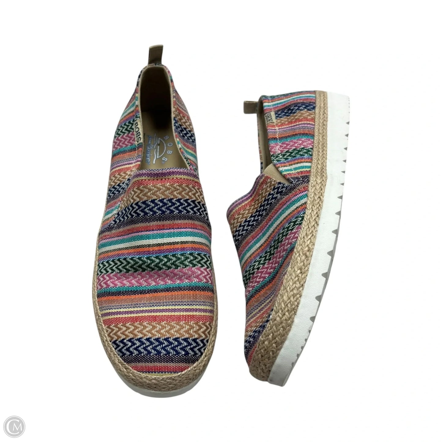 Shoes Sneakers By Skechers In Rainbow Print, Size: 10