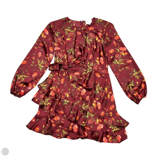 Dress Party Short By Cinq A Sept In Maroon, Size: S
