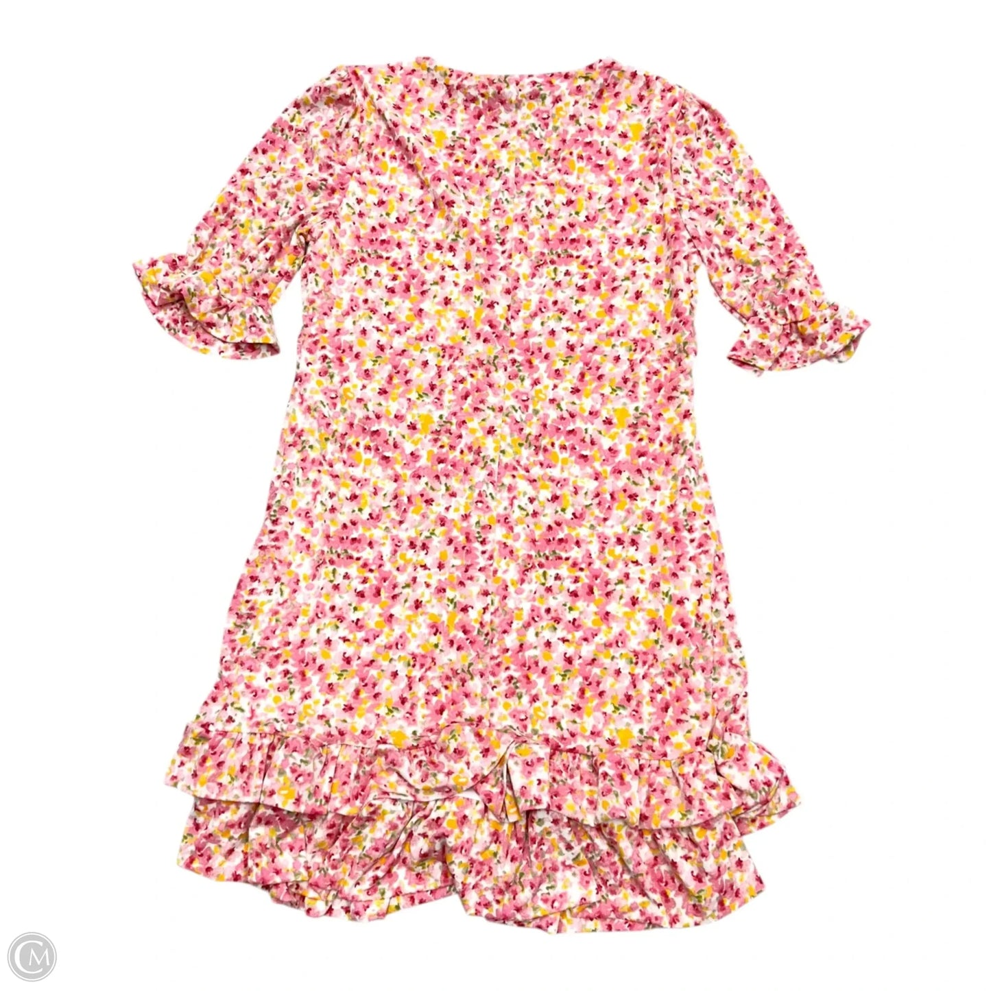 Dress Casual Short By Cece In Pink & White, Size: S