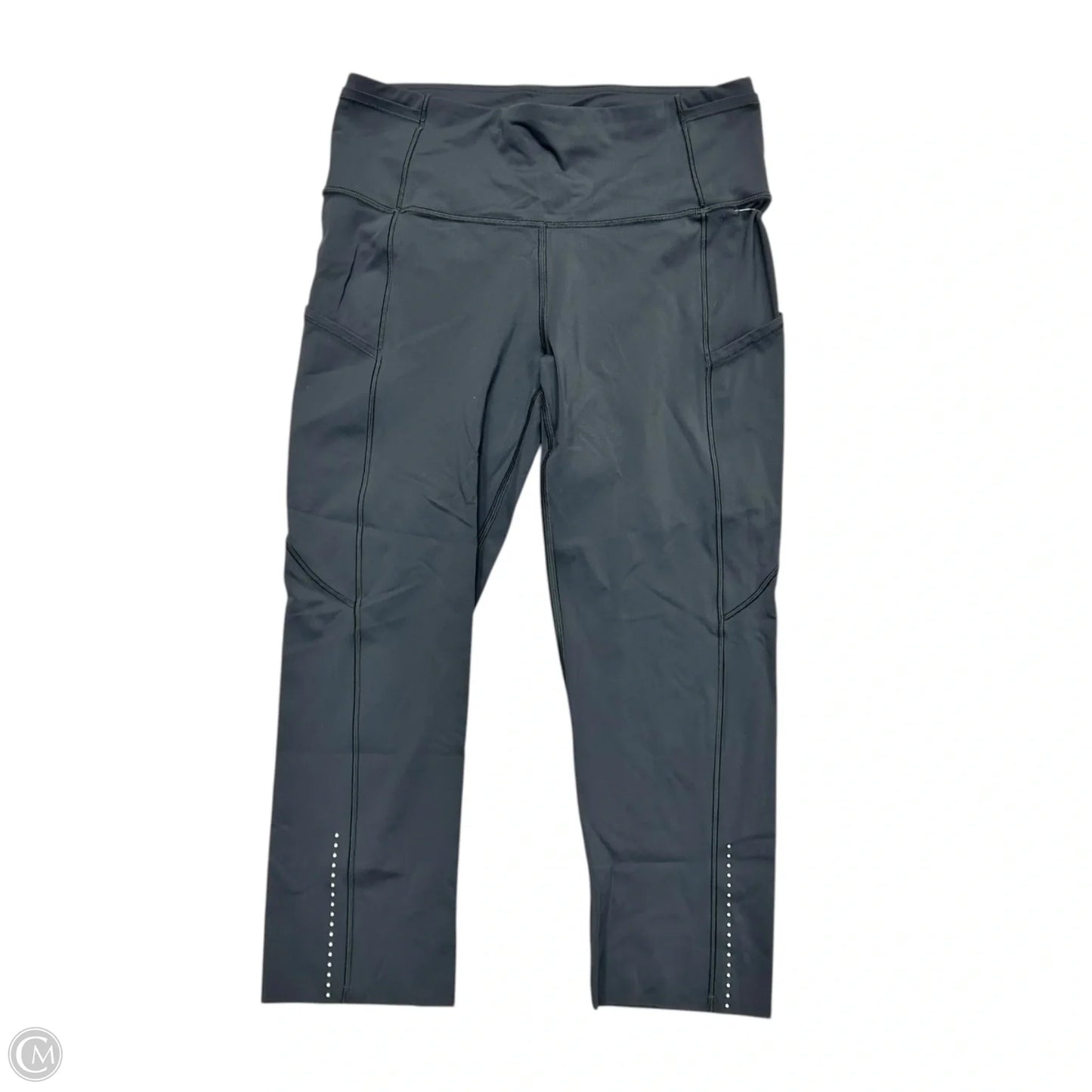 Athletic Leggings Capris By Lululemon In Grey, Size: M