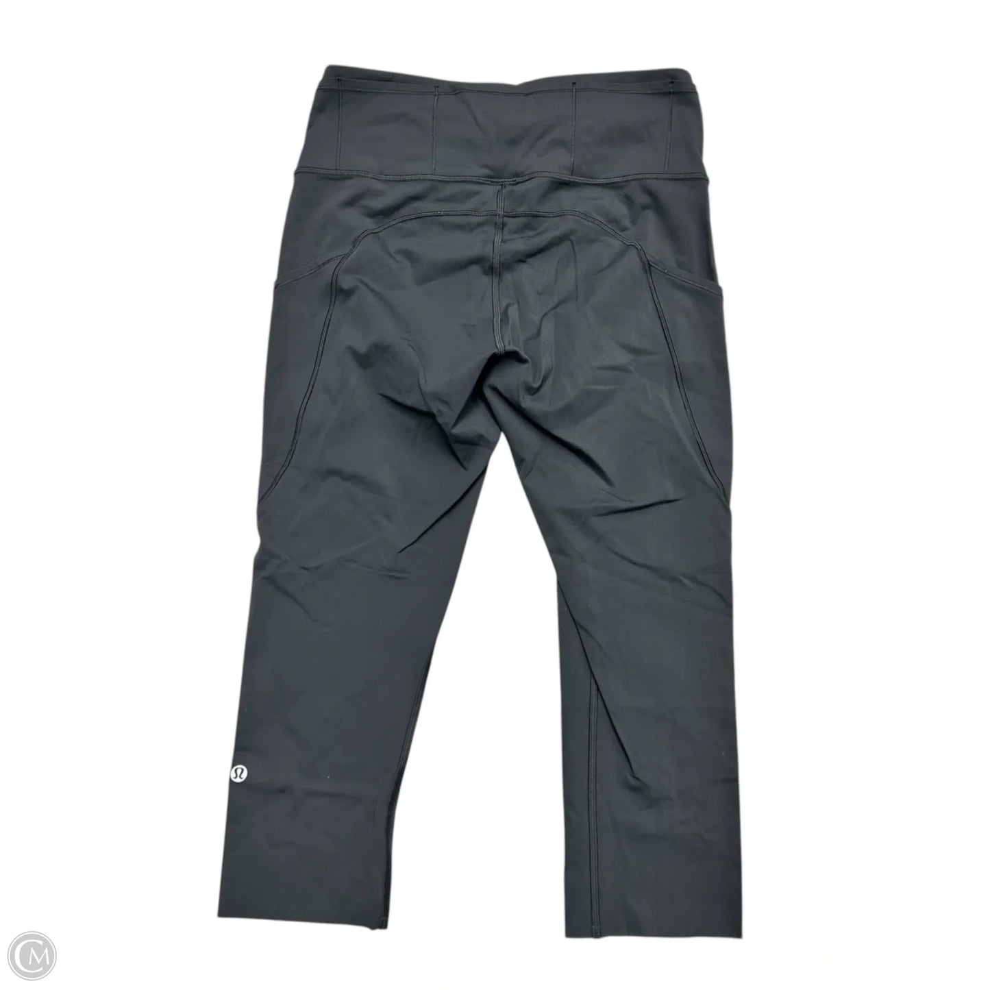 Athletic Leggings Capris By Lululemon In Grey, Size: M