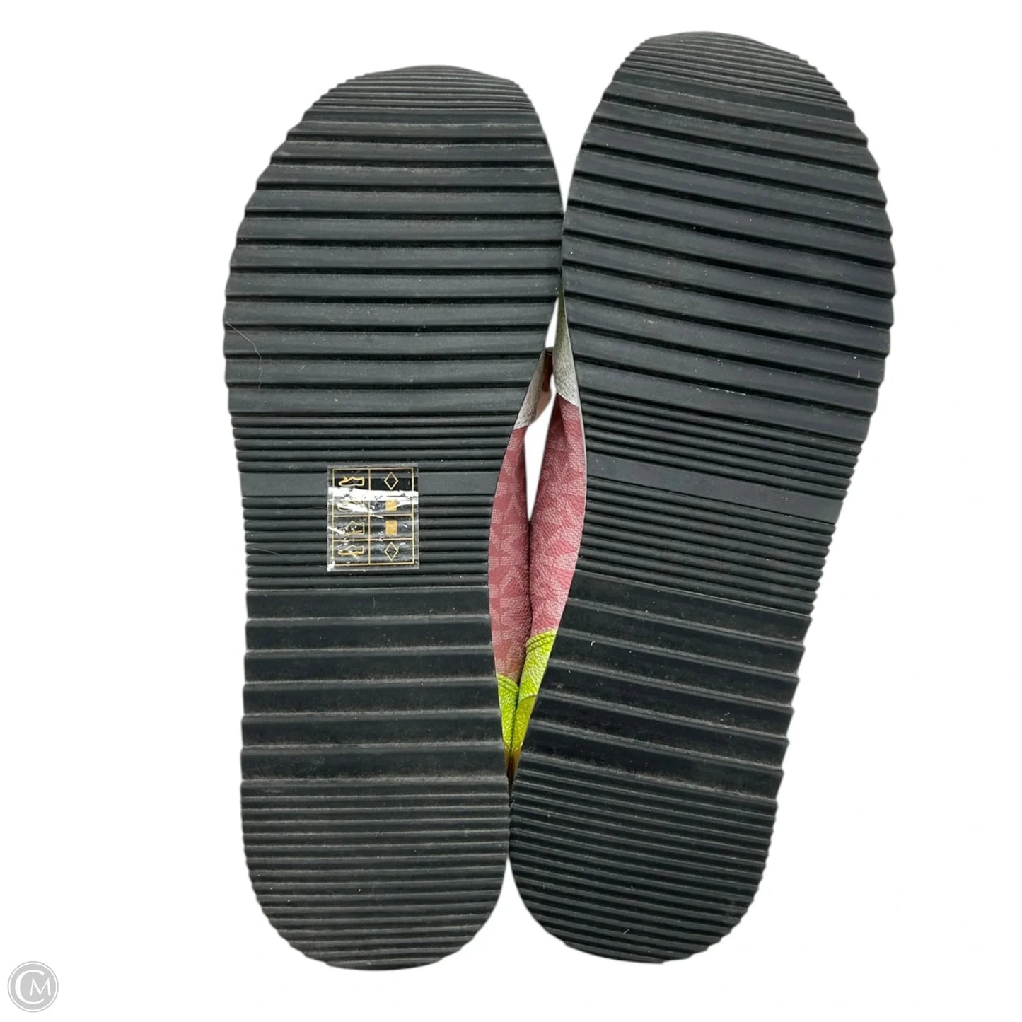 Shoes Sneakers By Michael By Michael Kors In Green & Pink, Size: 8.5