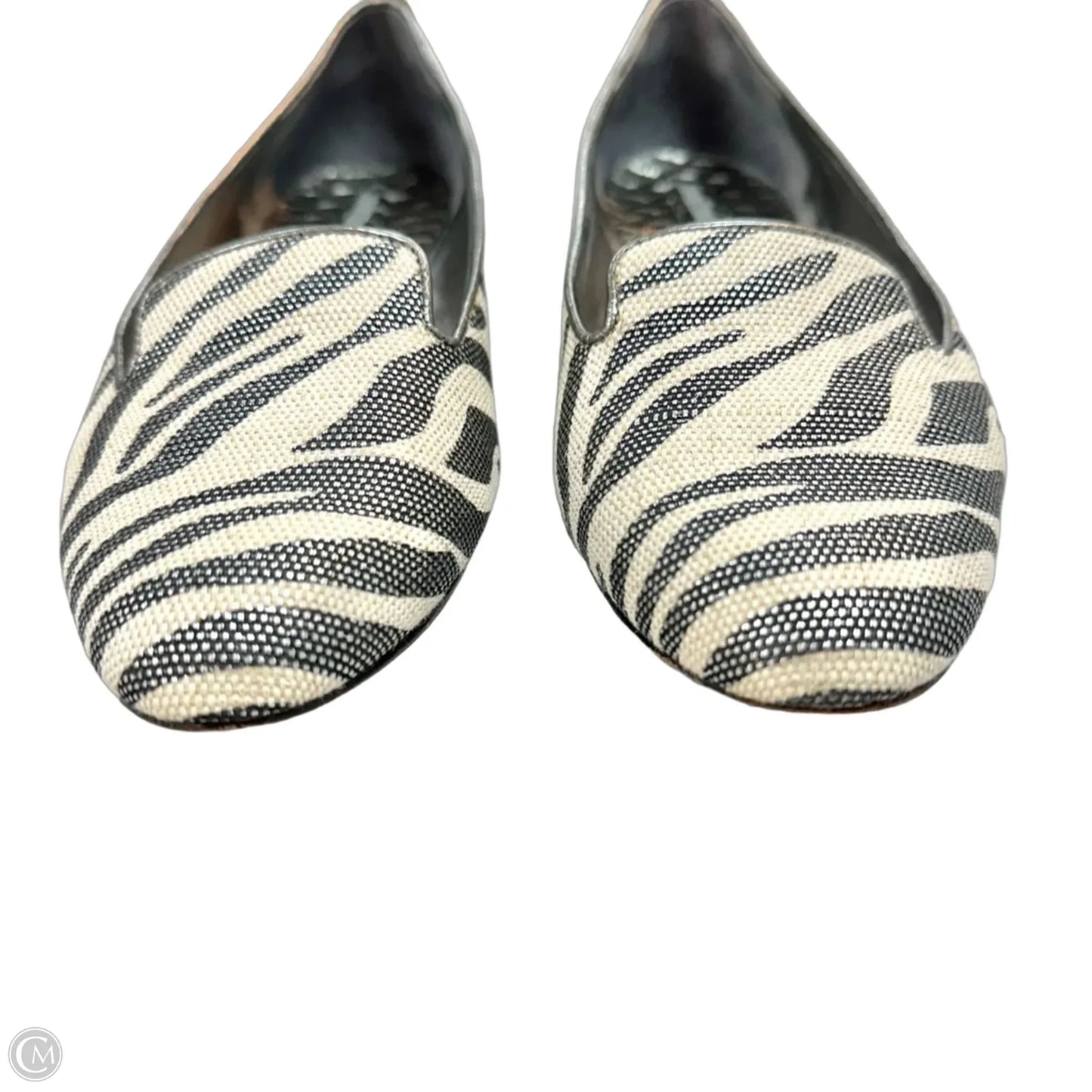 Shoes Flats By Johnston & Murphy In Silver & Tan, Size: 7