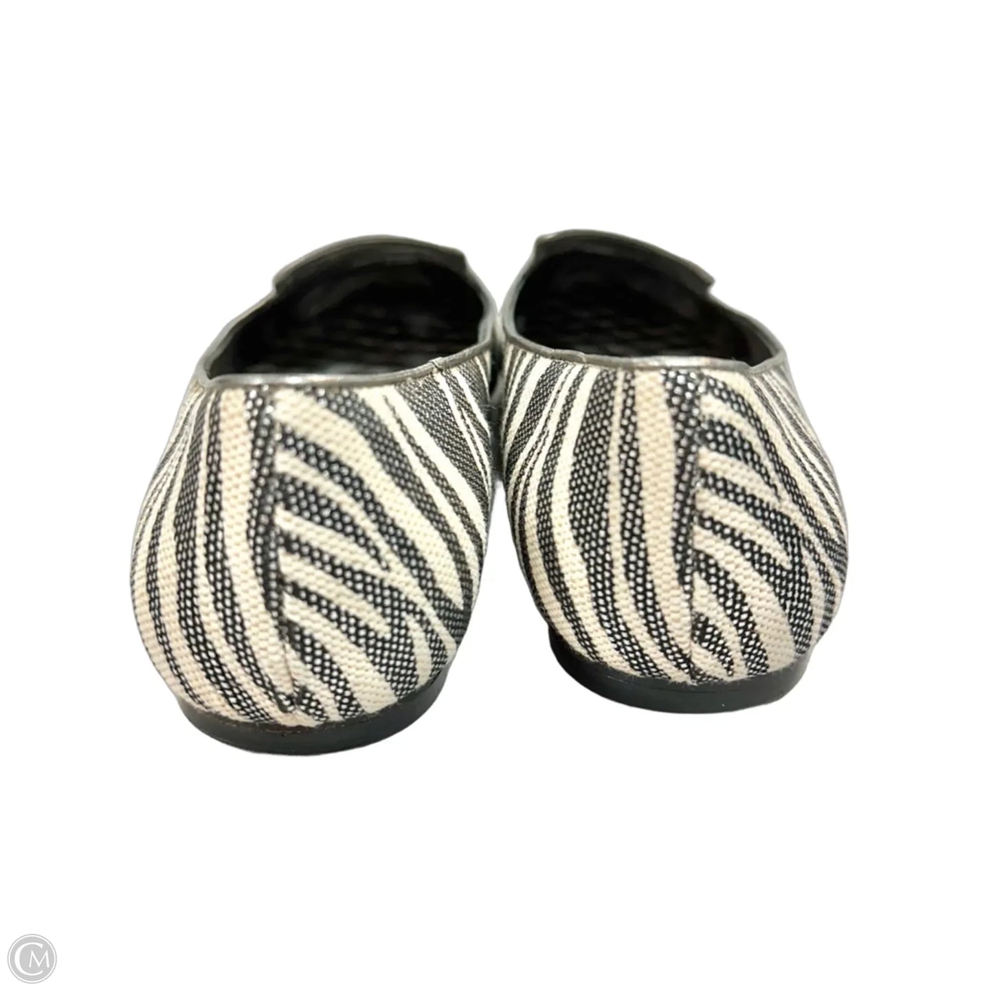 Shoes Flats By Johnston & Murphy In Silver & Tan, Size: 7
