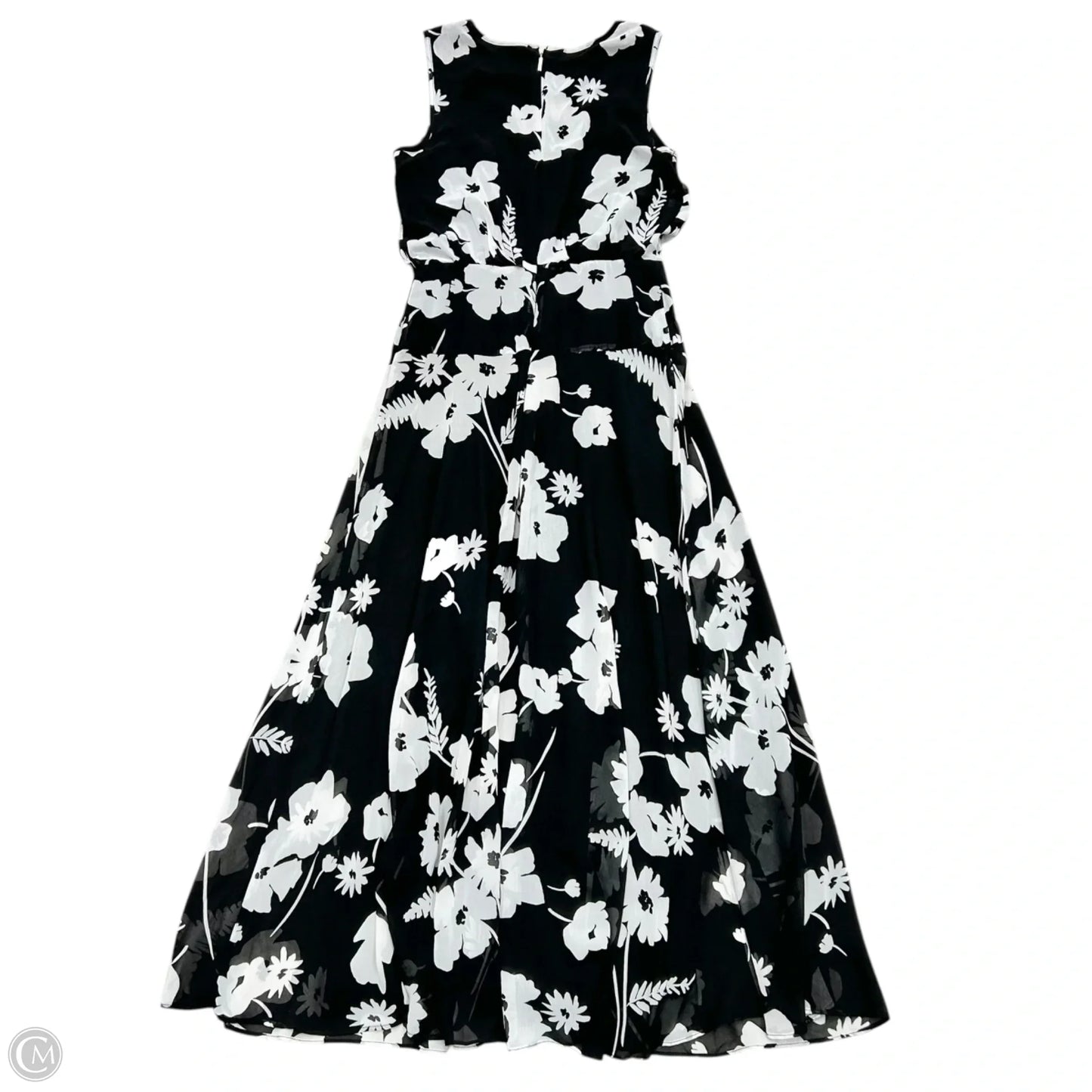 Dress Designer By Karl Lagerfeld In Black & White, Size: Xs