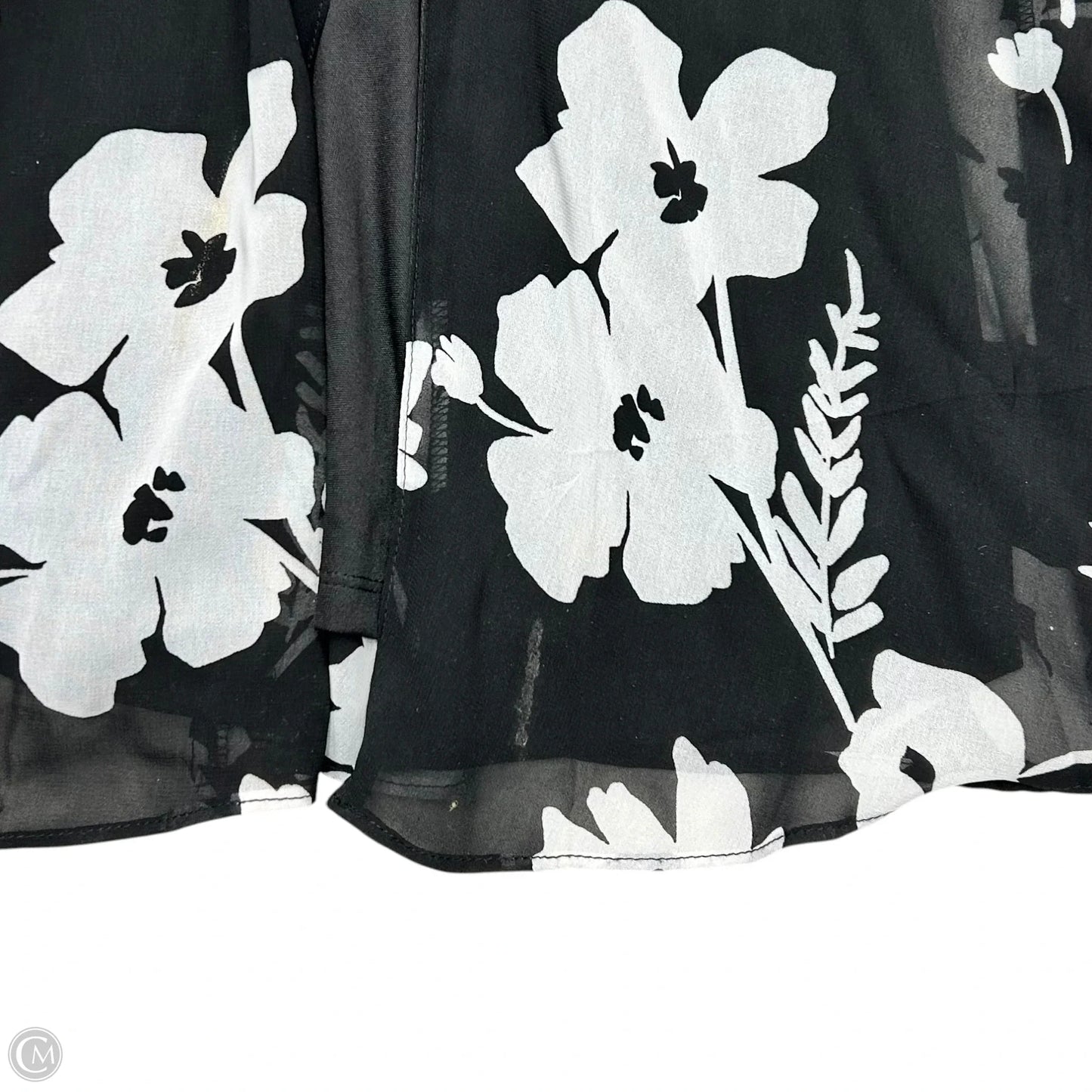 Dress Designer By Karl Lagerfeld In Black & White, Size: Xs