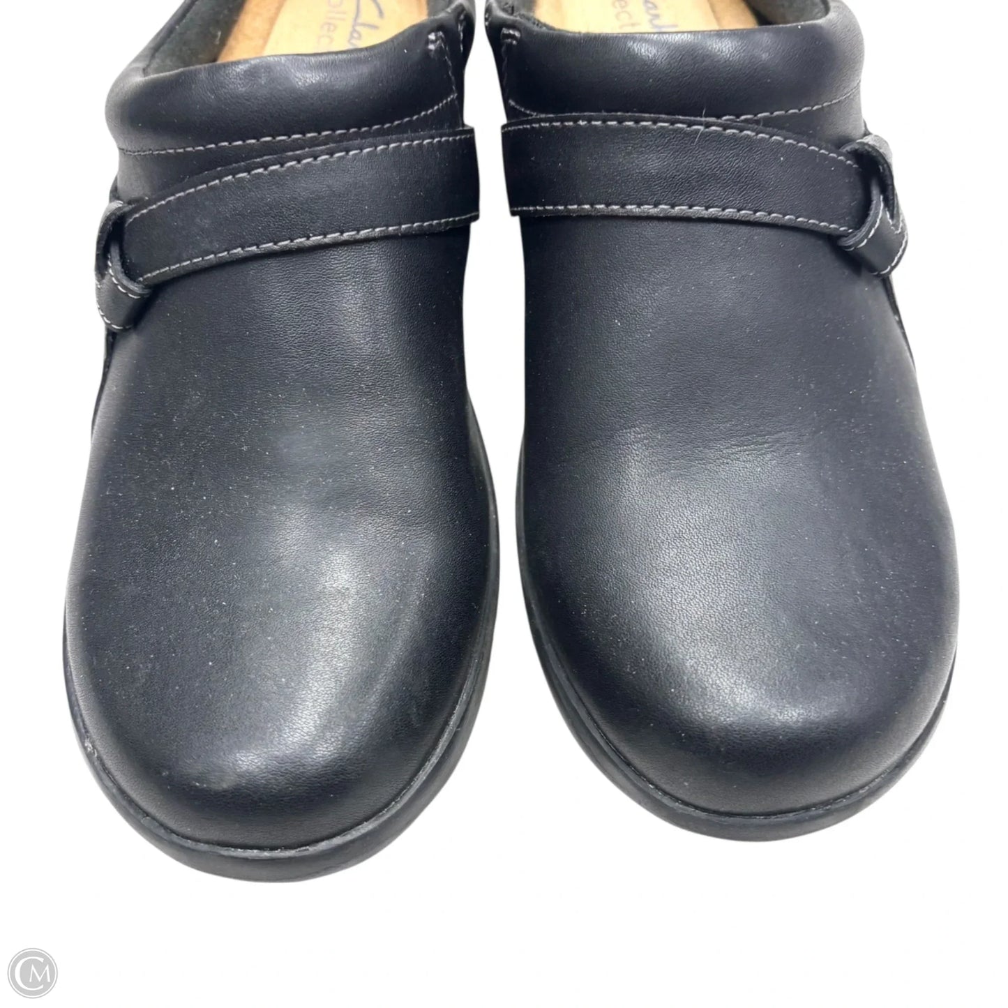 Shoes Flats By Clarks In Black, Size: 9