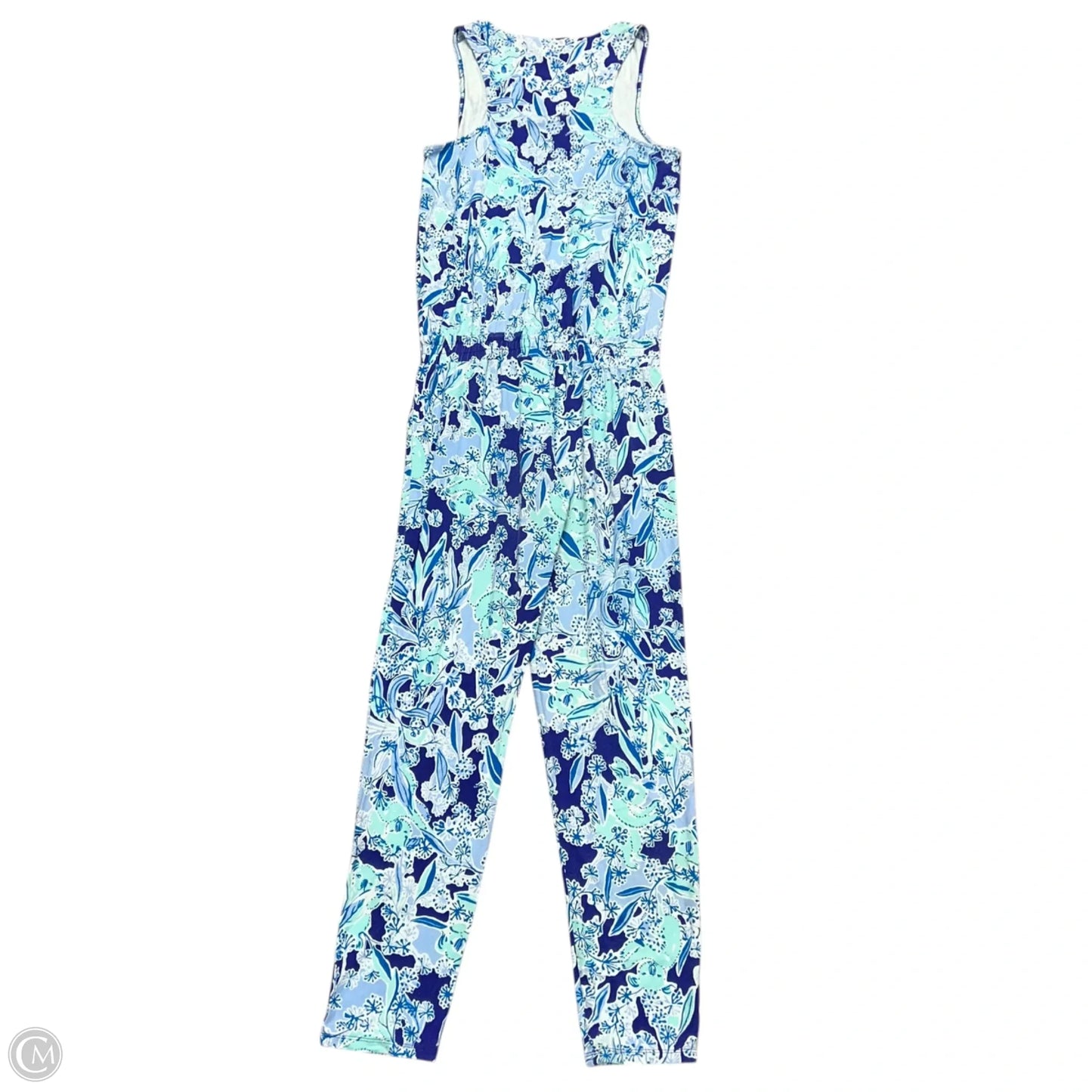 Jumpsuit Designer By Lilly Pulitzer In Blue & White, Size: Xs