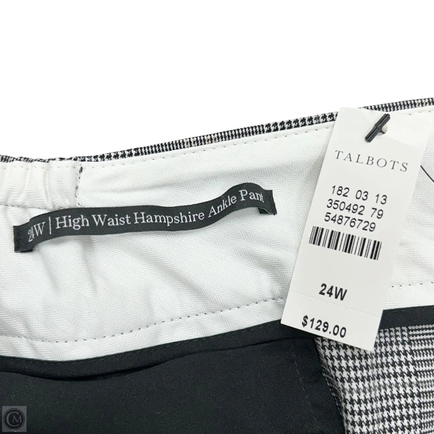 Pants Dress By Talbots In Black & White, Size: 24