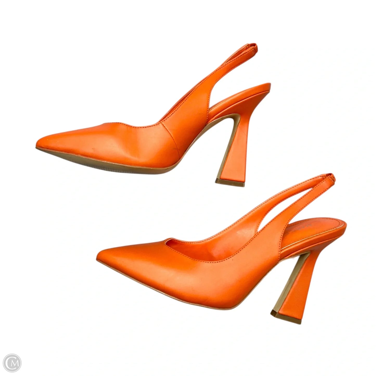 Shoes Heels Stiletto By Marc Fisher In Orange, Size: 6.5