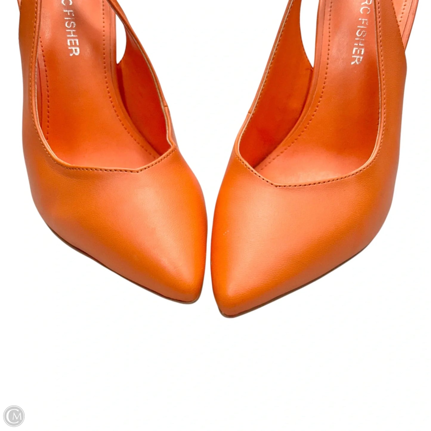 Shoes Heels Stiletto By Marc Fisher In Orange, Size: 6.5
