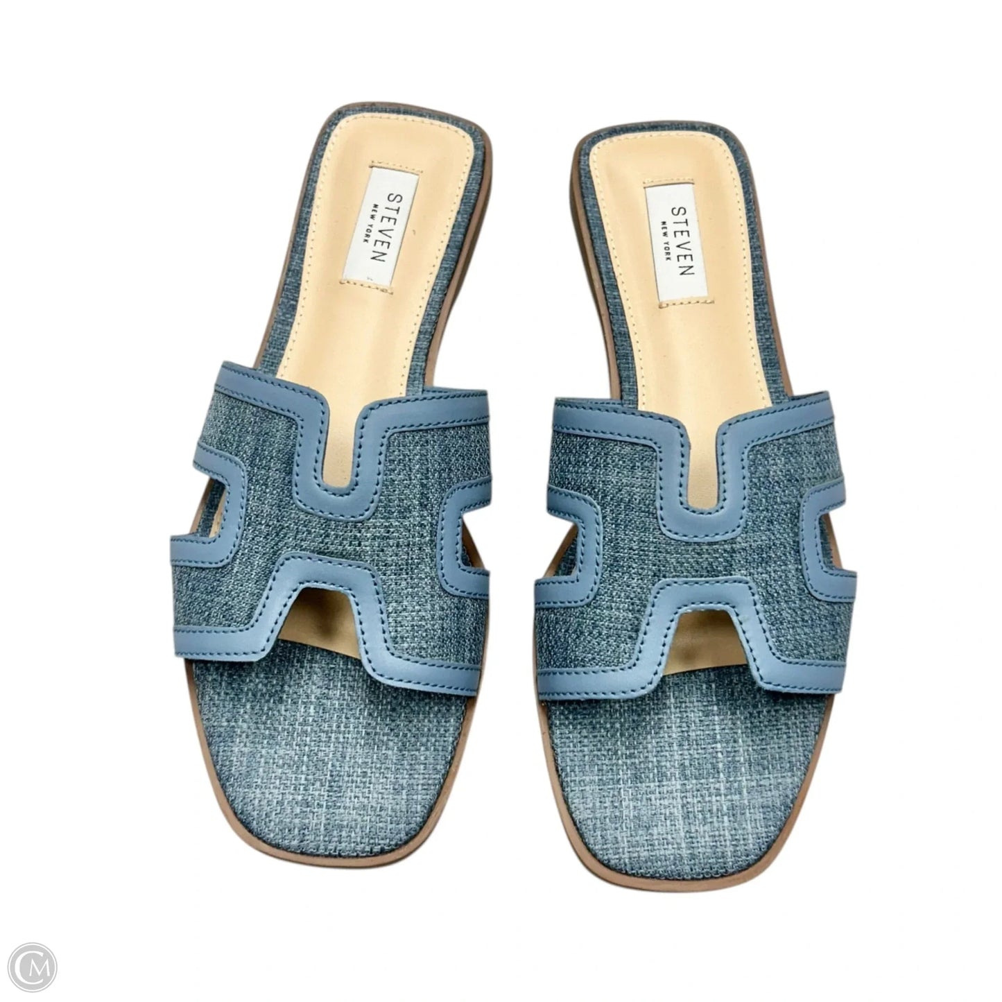 Sandals Flats By Steve Madden In Blue, Size: 9.5