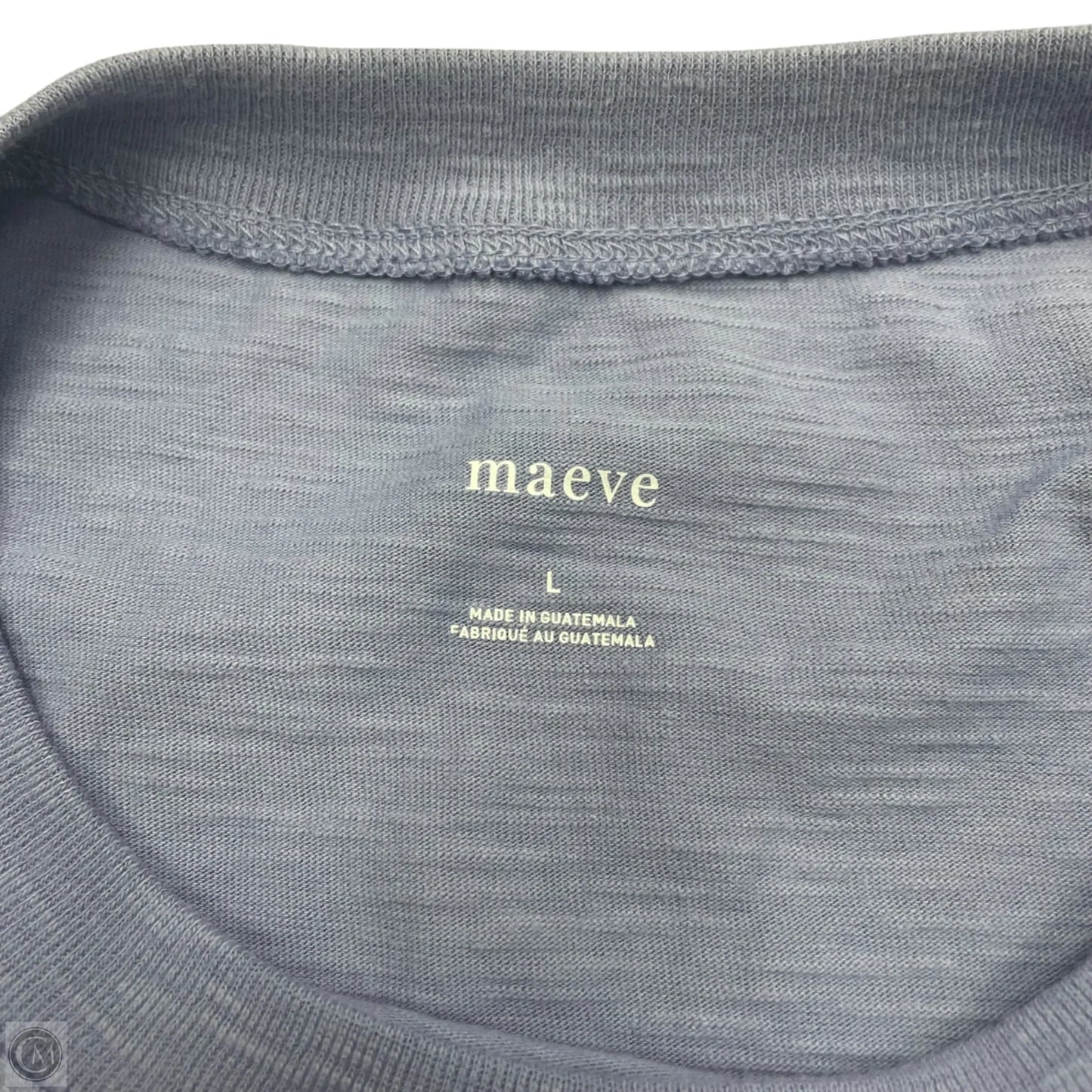 Top Short Sleeve Basic By Maeve In Purple, Size: L