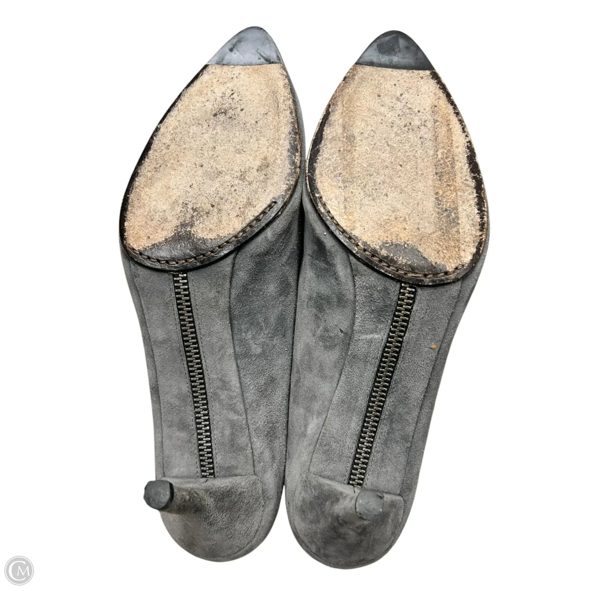 Shoes Designer By Stuart Weitzman In Grey, Size: 8