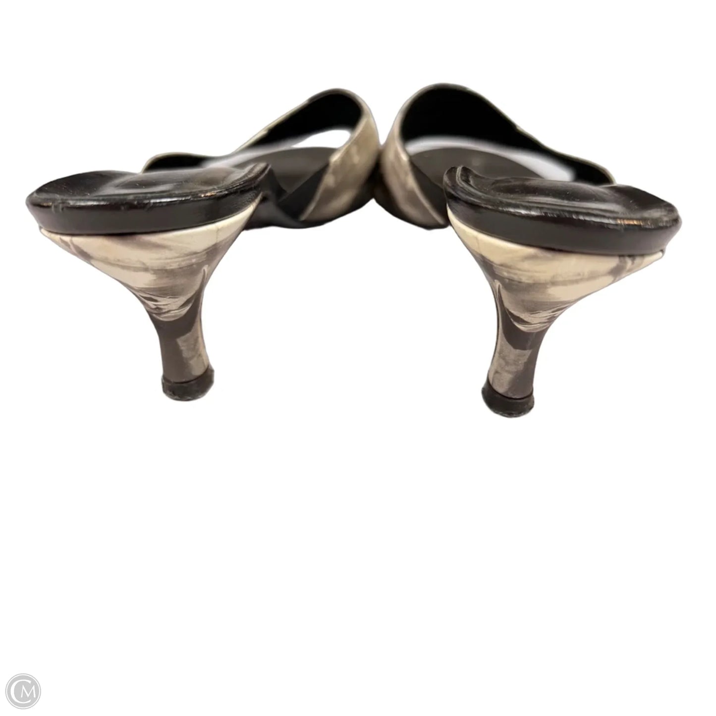 Shoes Heels Kitten By Icon In Black & Cream, Size: 7.5