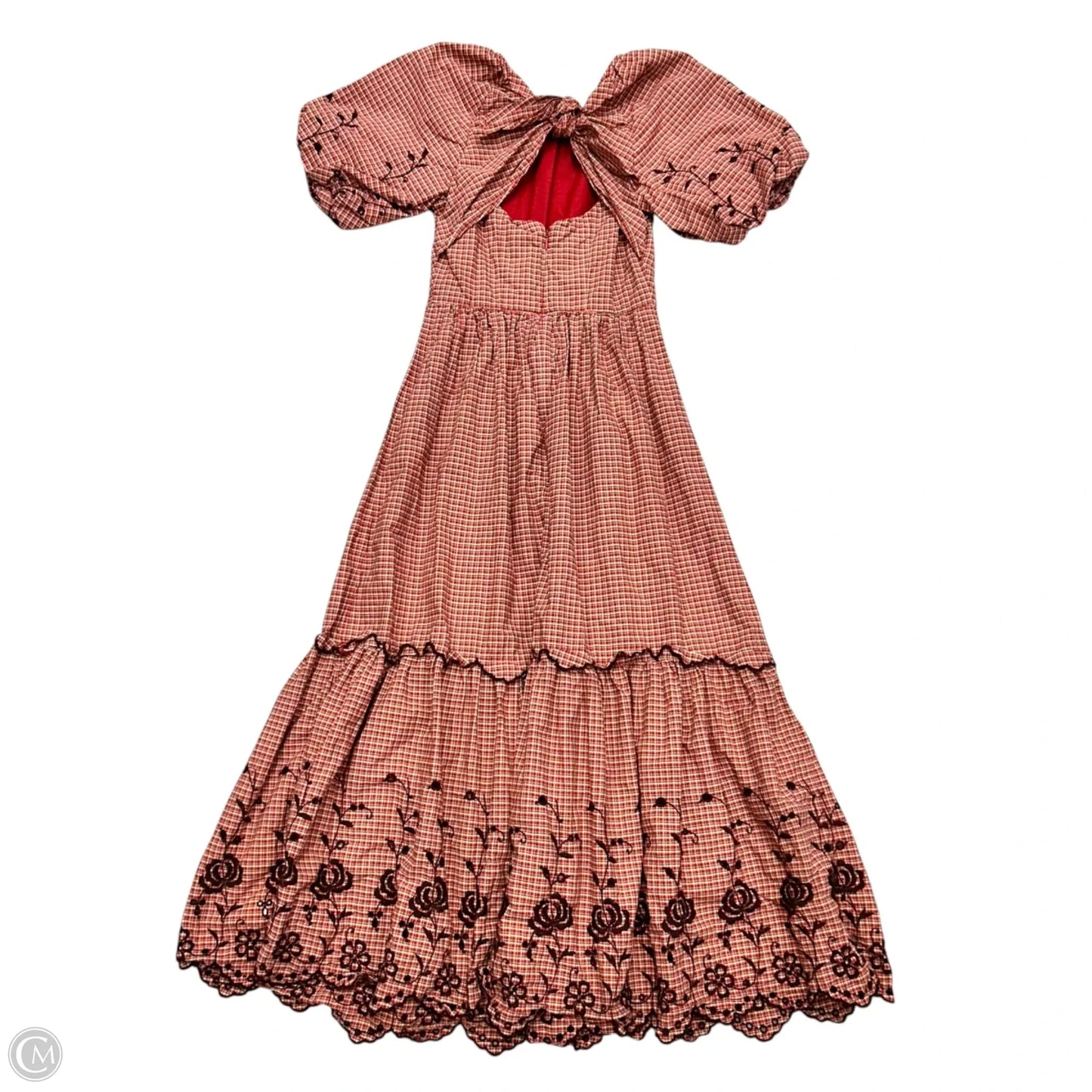 Dress Casual Maxi By Madewell In Red & Tan, Size: Xs
