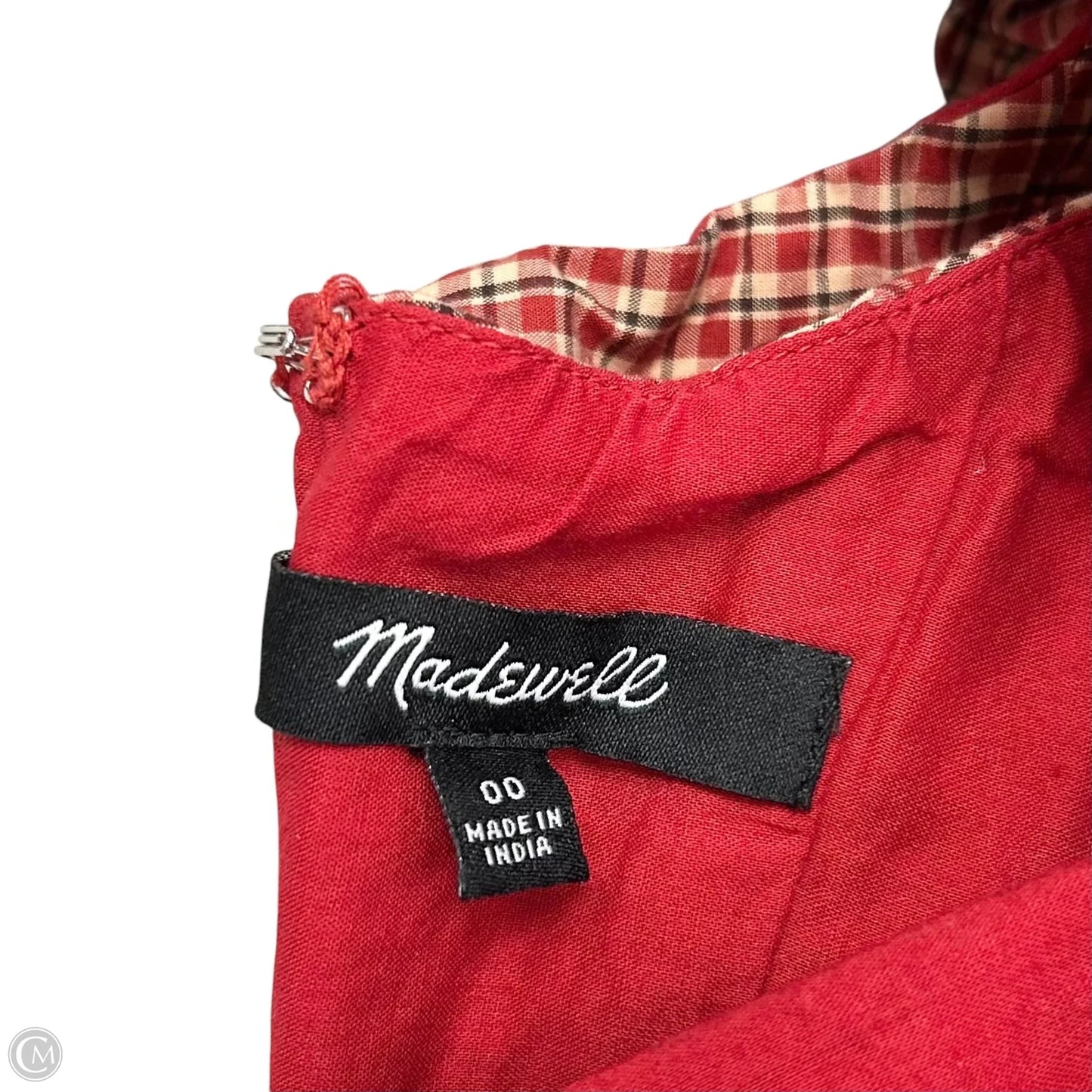 Dress Casual Maxi By Madewell In Red & Tan, Size: Xs