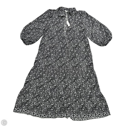 Dress Casual Maxi By Max Studio In Black & White, Size: L