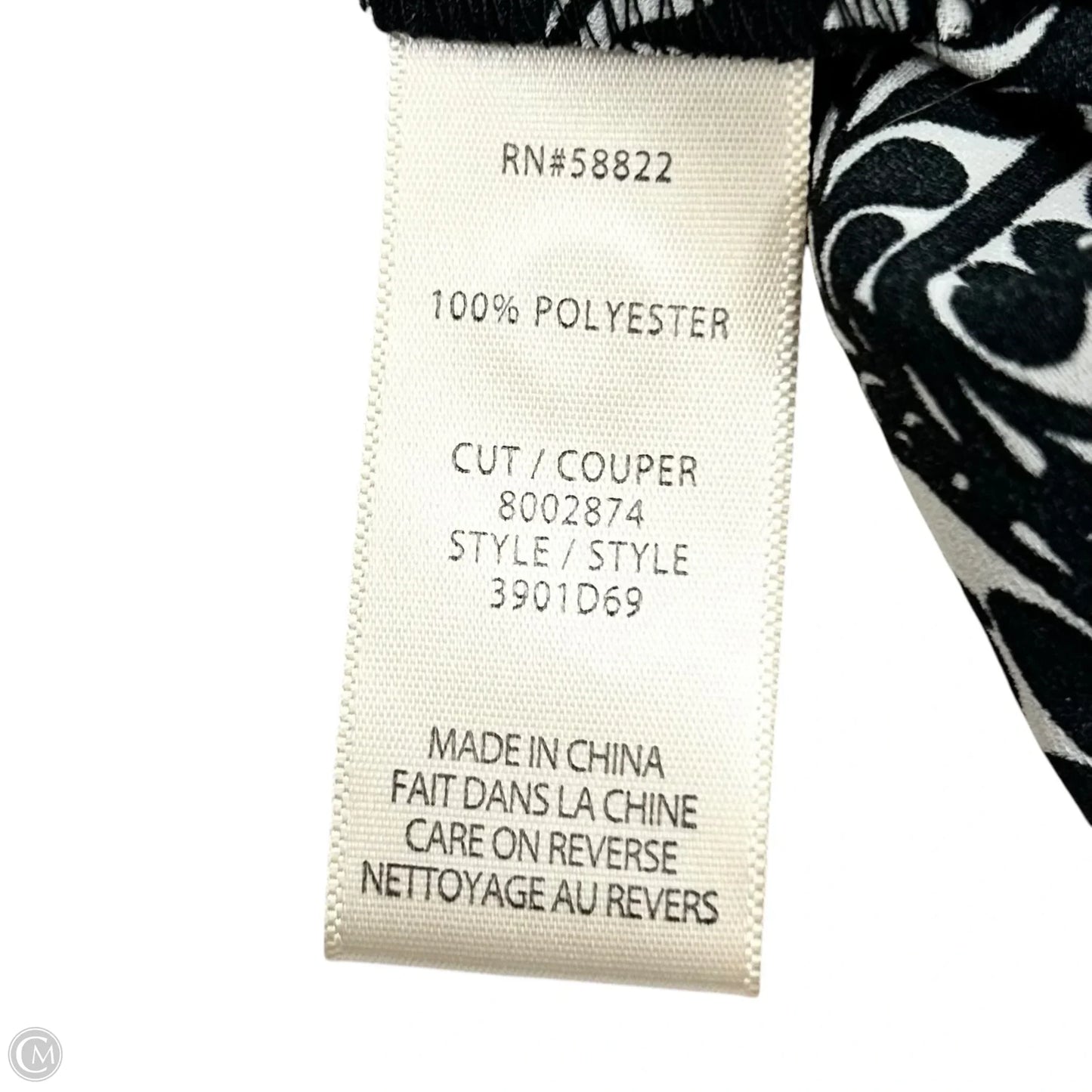 Dress Casual Maxi By Max Studio In Black & White, Size: L