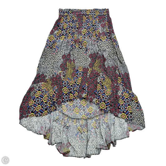 Skirt Maxi By Dhruv Kapoor In Floral Print, Size: L