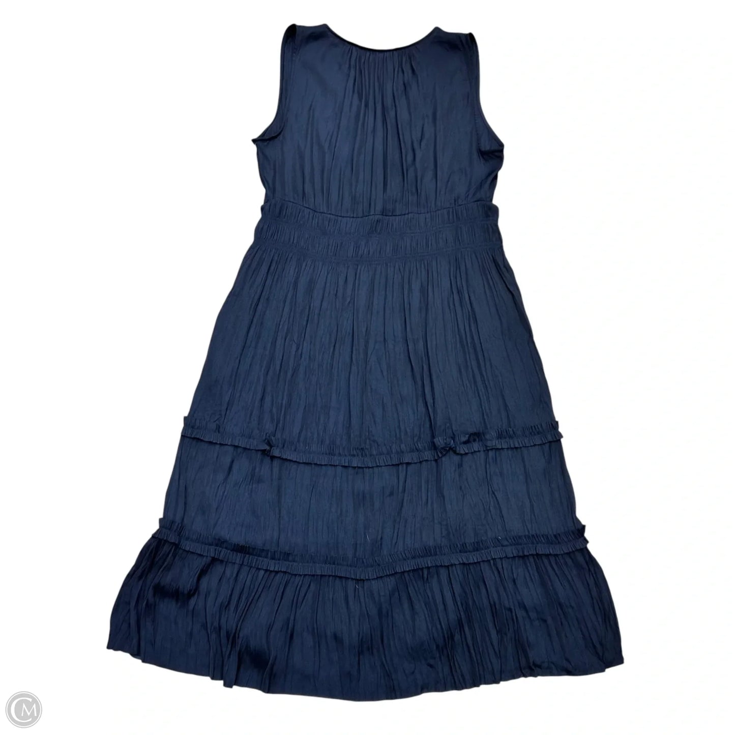 Dress Casual Maxi By White House Black Market In Navy, Size: L