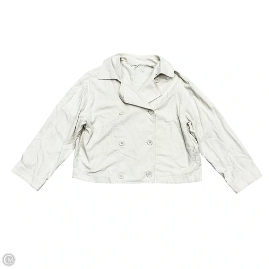 Jacket Shirt By Max Studio In Cream, Size: Xl