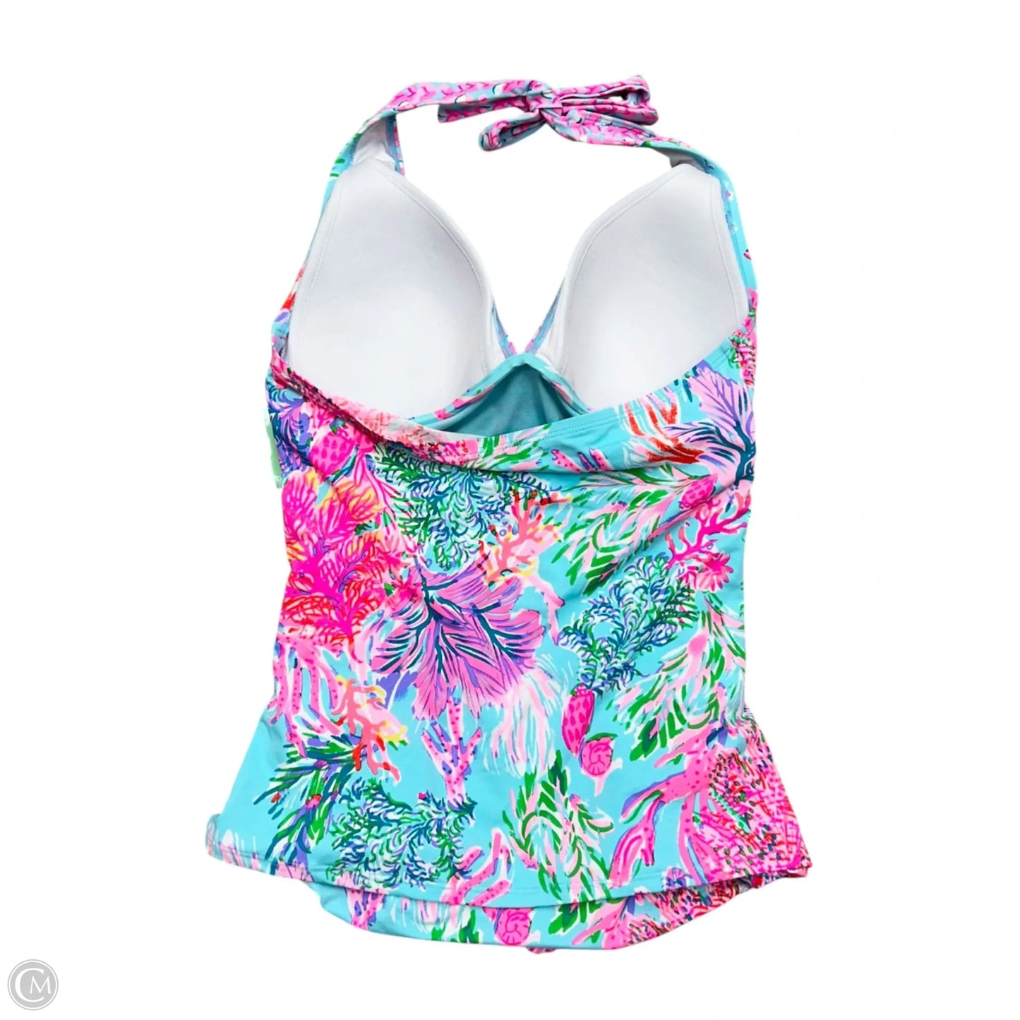 Swim Top Designer By Lilly Pulitzer In Blue & Pink, Size: 6