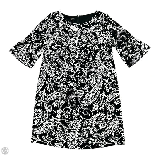 Dress Casual Short By Talbots In Black & White, Size: L