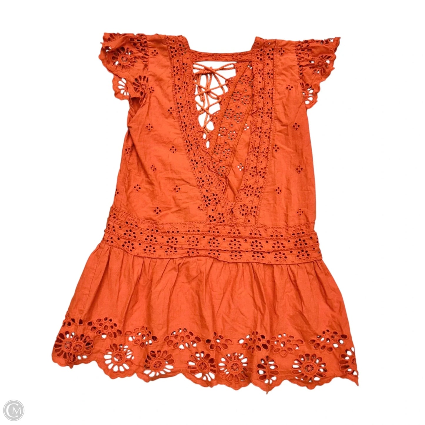 Dress Casual Short By Free People In Orange, Size: Xs