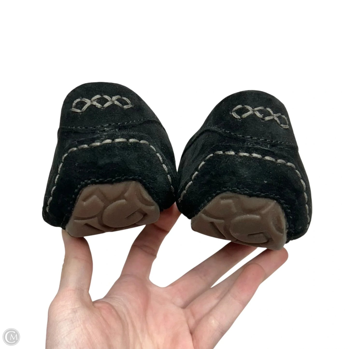 Slippers Designer By Ugg In Black, Size: 7