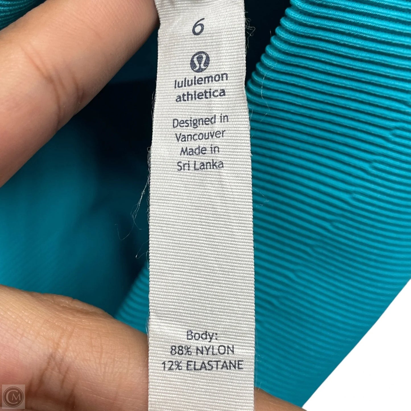 Athletic Leggings By Lululemon In Blue, Size: S