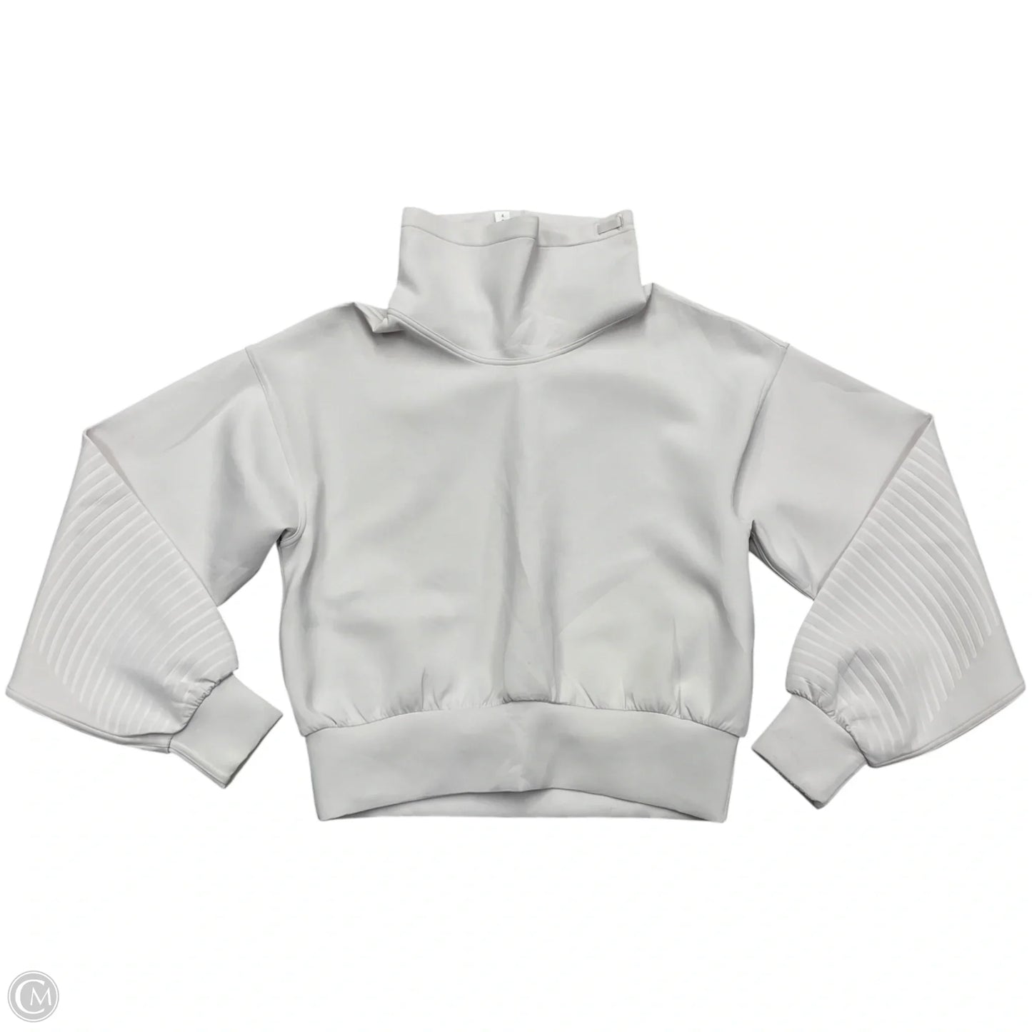 Athletic Sweatshirt Collar By Lululemon In Grey, Size: S