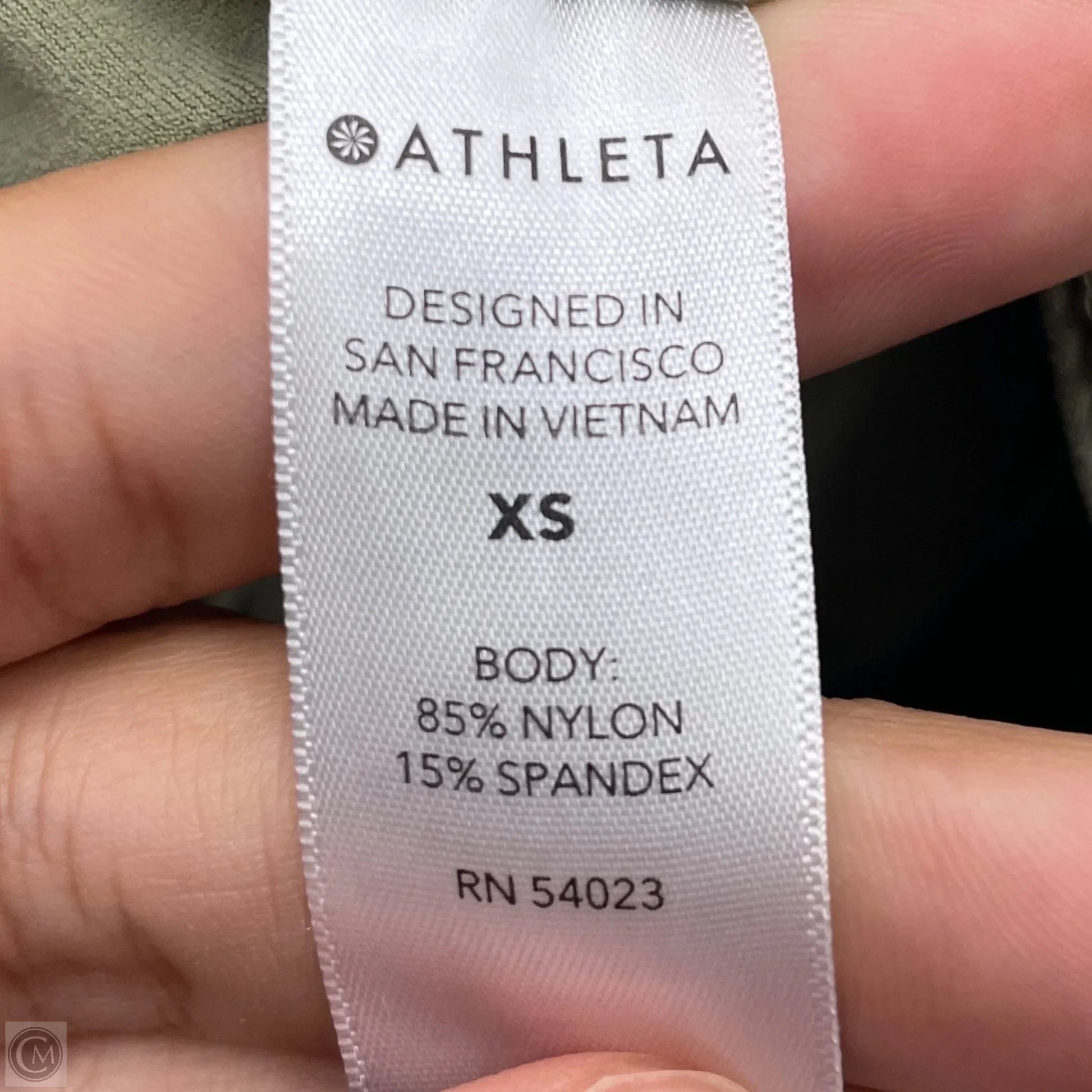 Athletic Leggings By Athleta In Green, Size: Xs