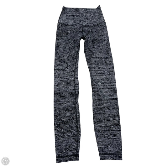 Athletic Leggings By Lululemon In Black & White, Size: Xs