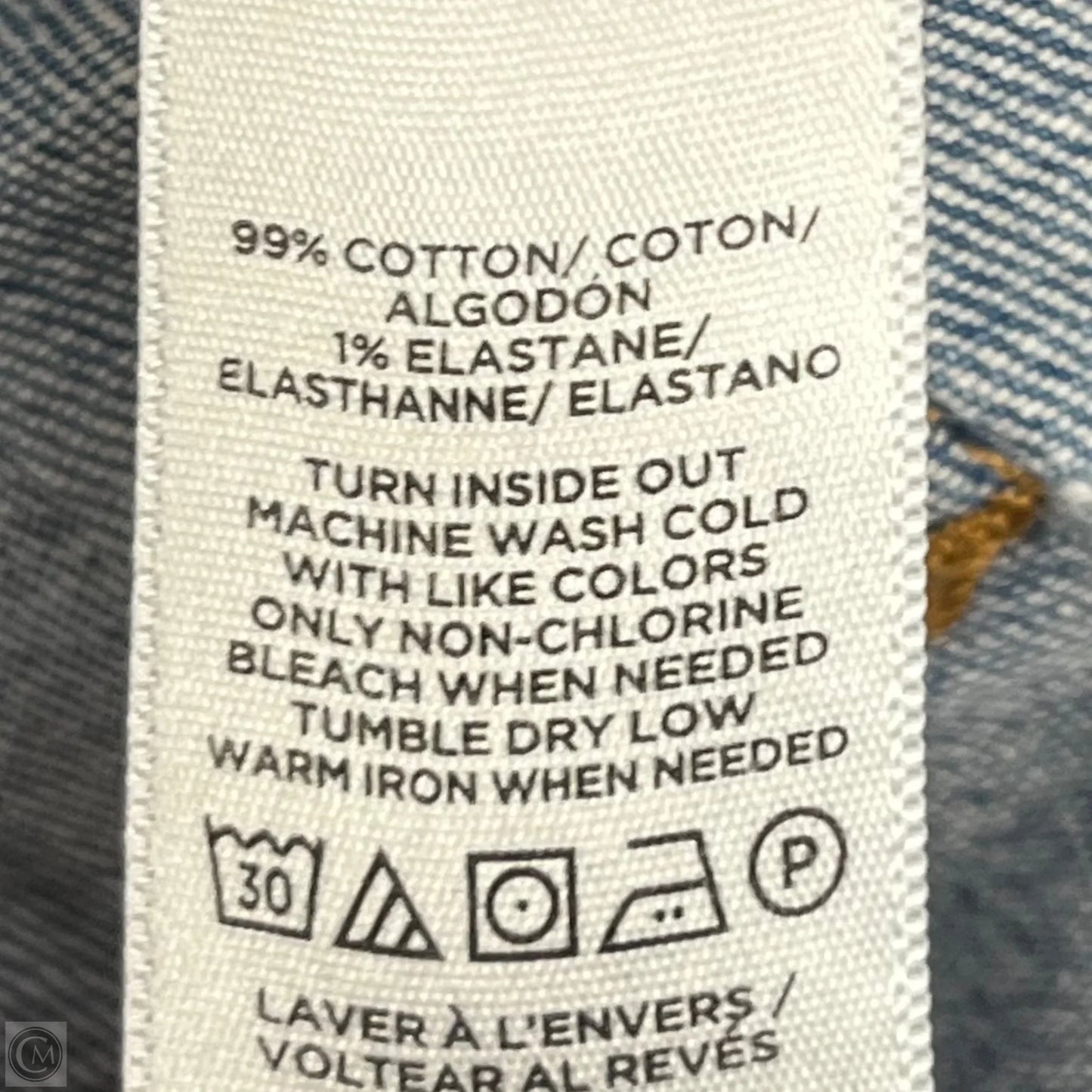 Jeans Boot Cut By Loft In Blue Denim, Size: 8