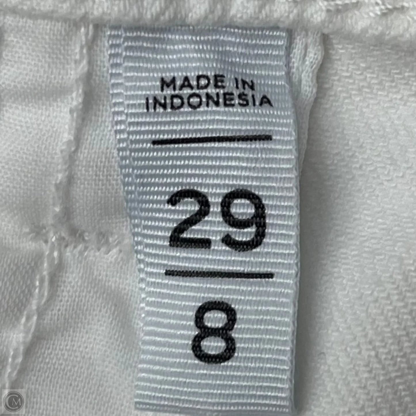 Shorts By Loft In White Denim, Size: 8