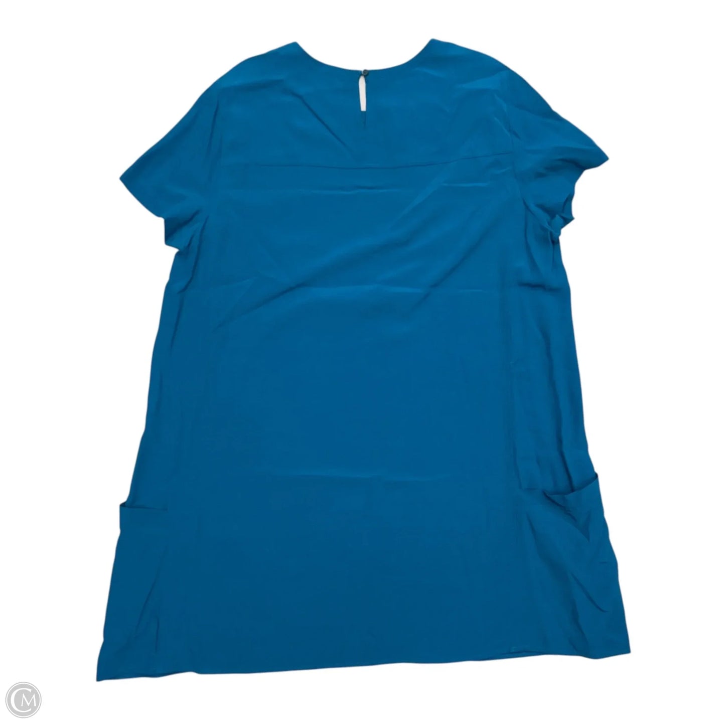Dress Casual Midi By Eileen Fisher In Teal, Size: Xl