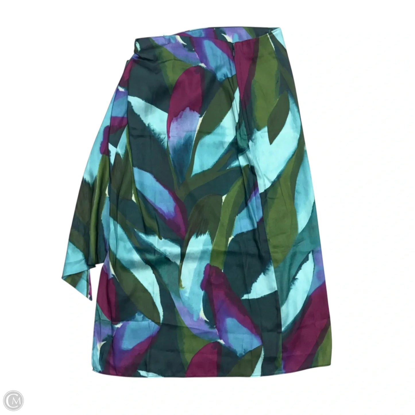 Skirt Midi By Banana Republic In Blue & Purple, Size: 2