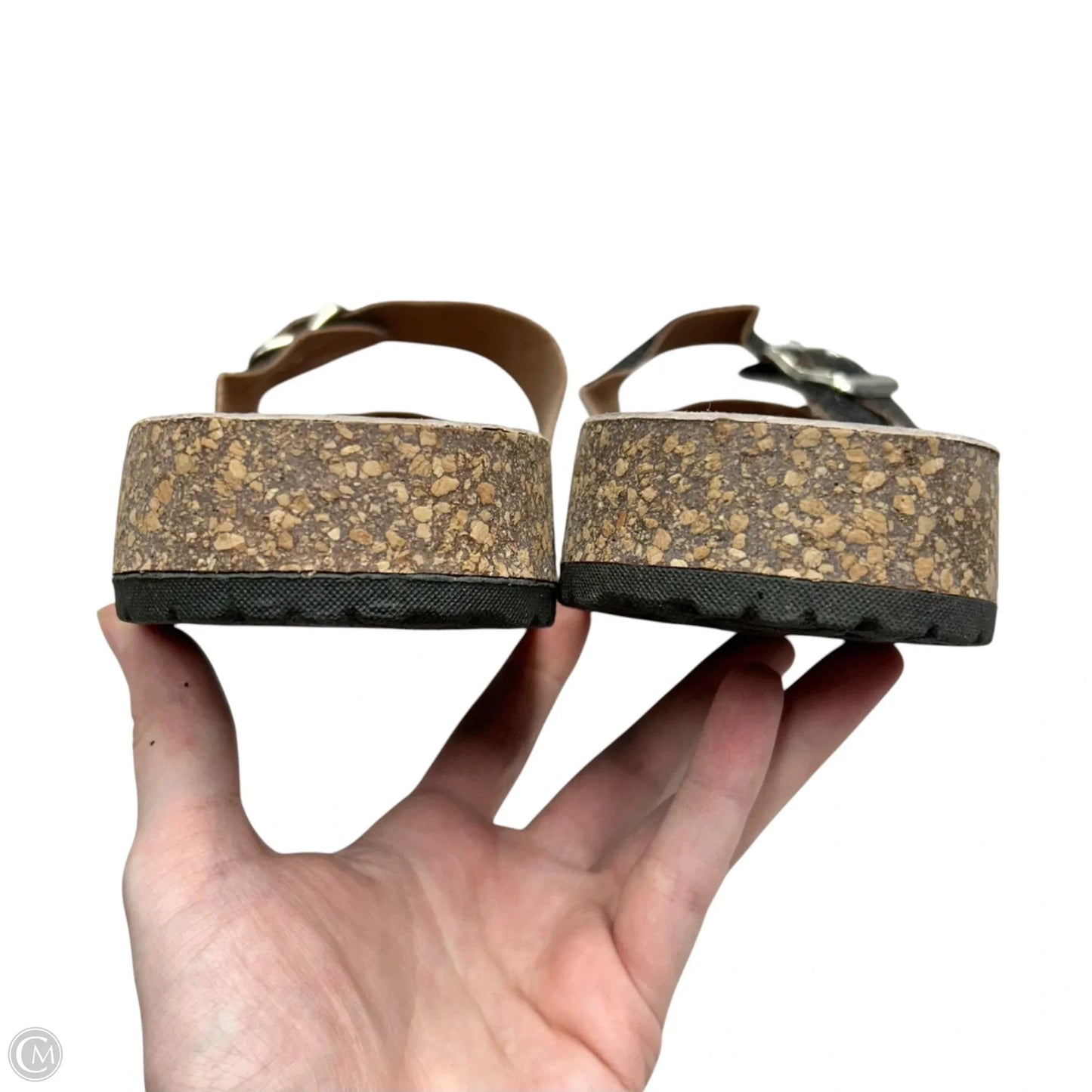 Sandals Flats By H2k In Black, Size: 11