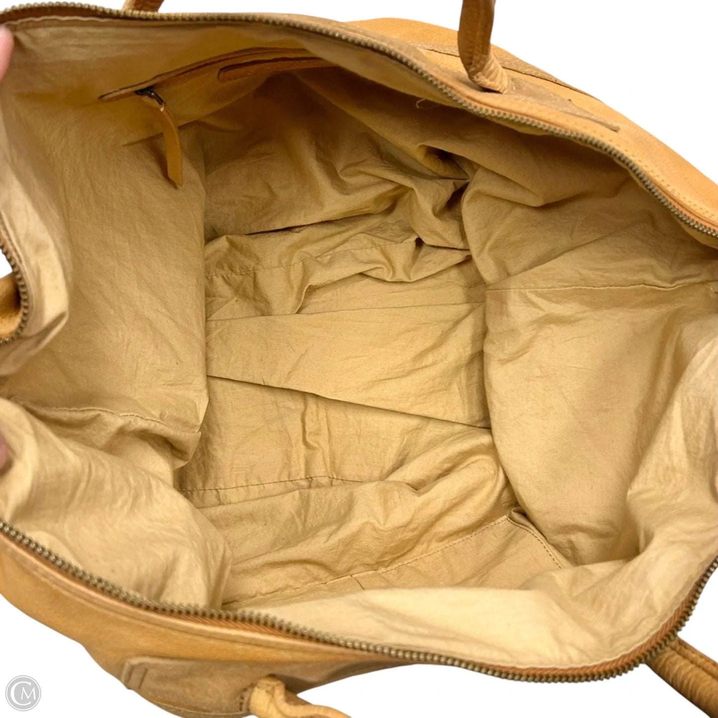 Tote Leather By Free People, Size: Large