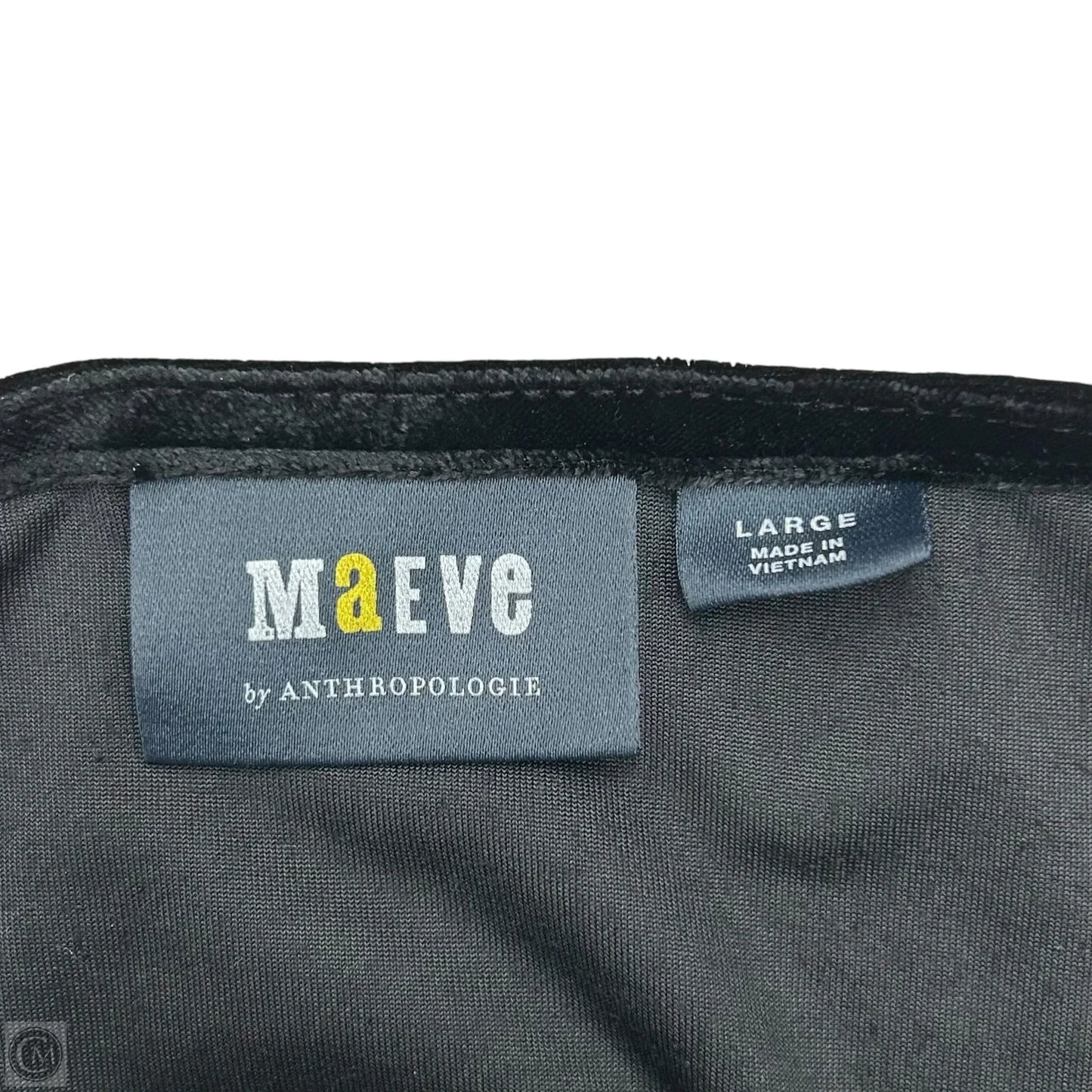 Top Sleeveless By Maeve In Black, Size: L