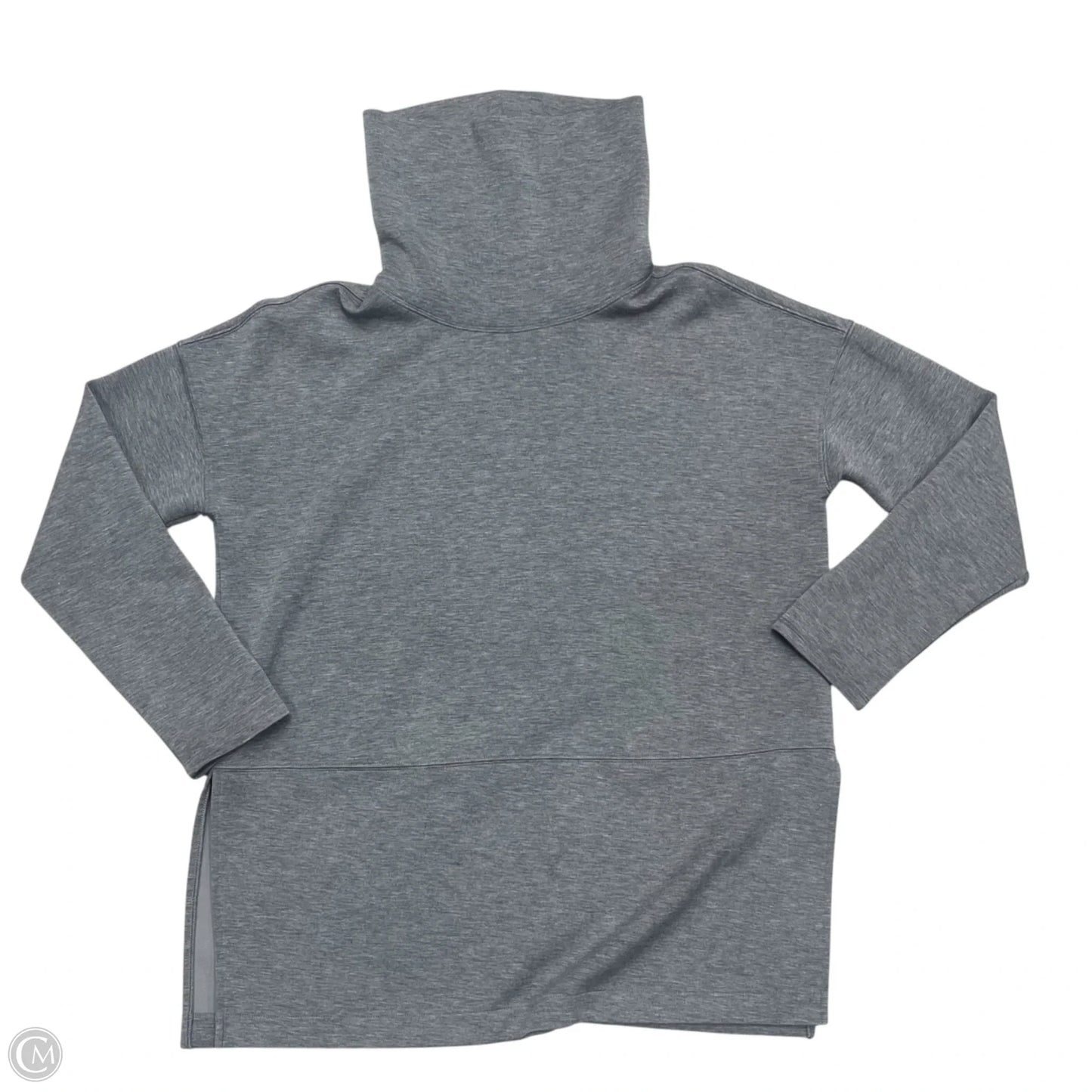 Athletic Sweatshirt Collar By Spanx In Grey, Size: L