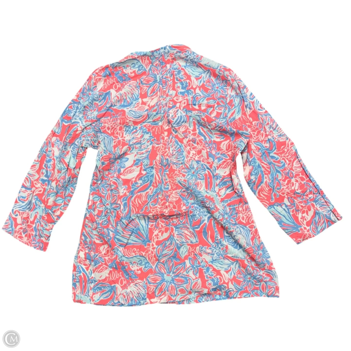 Dress Designer By Lilly Pulitzer In Blue & Pink, Size: M