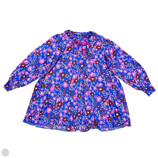 Dress Casual Short By Free People In Blue & Purple, Size: M