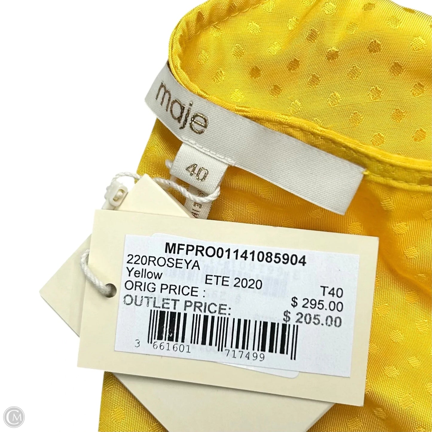 Dress Party Short By Maje In Yellow, Size: S