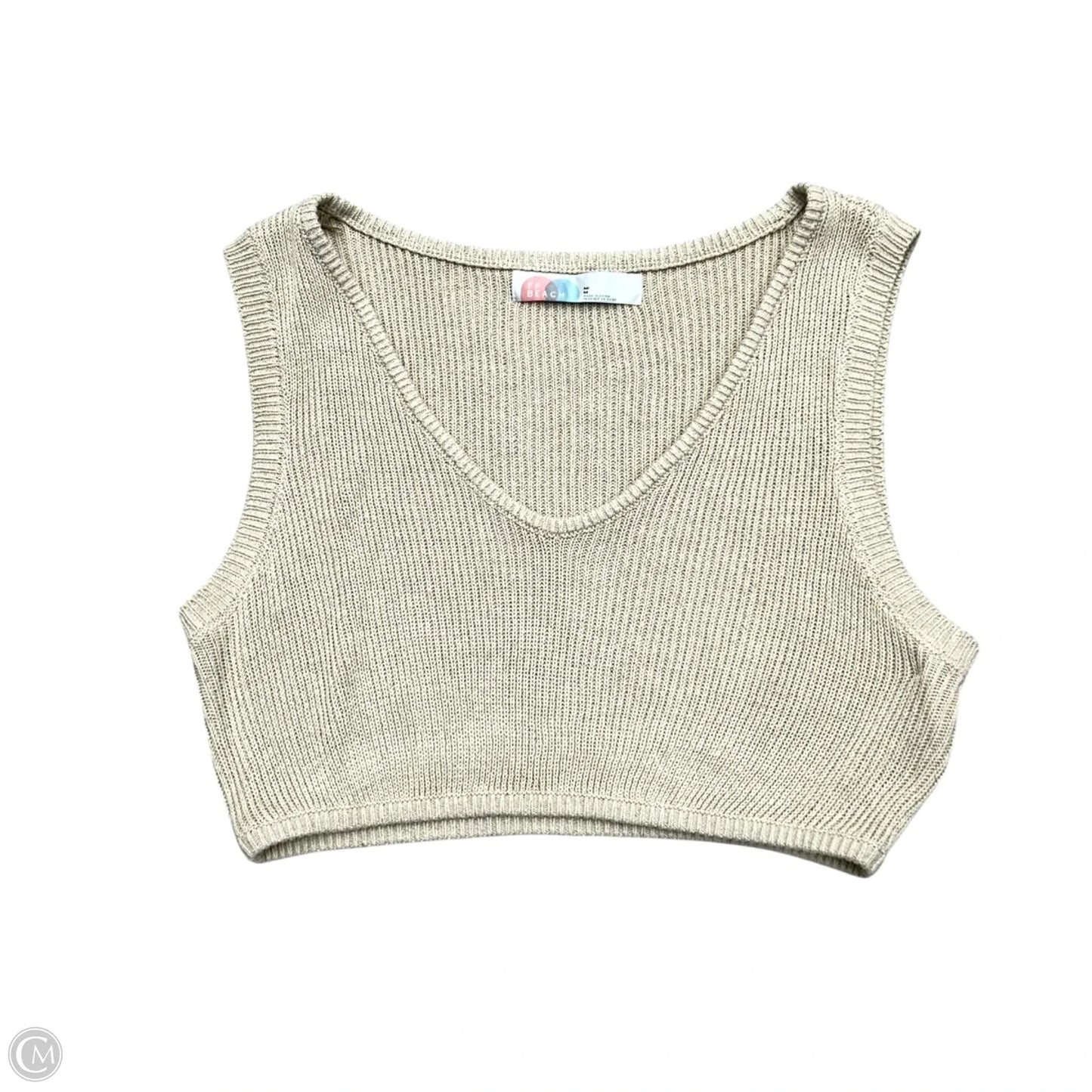 Top Sleeveless By Free People In Cream, Size: M