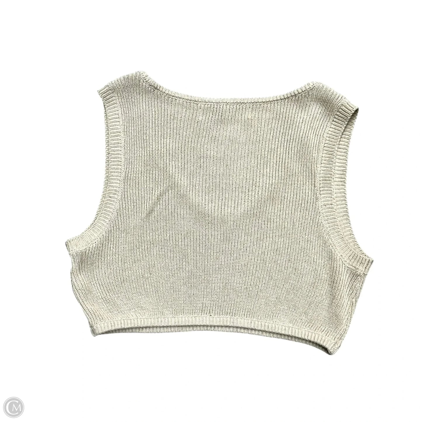 Top Sleeveless By Free People In Cream, Size: M