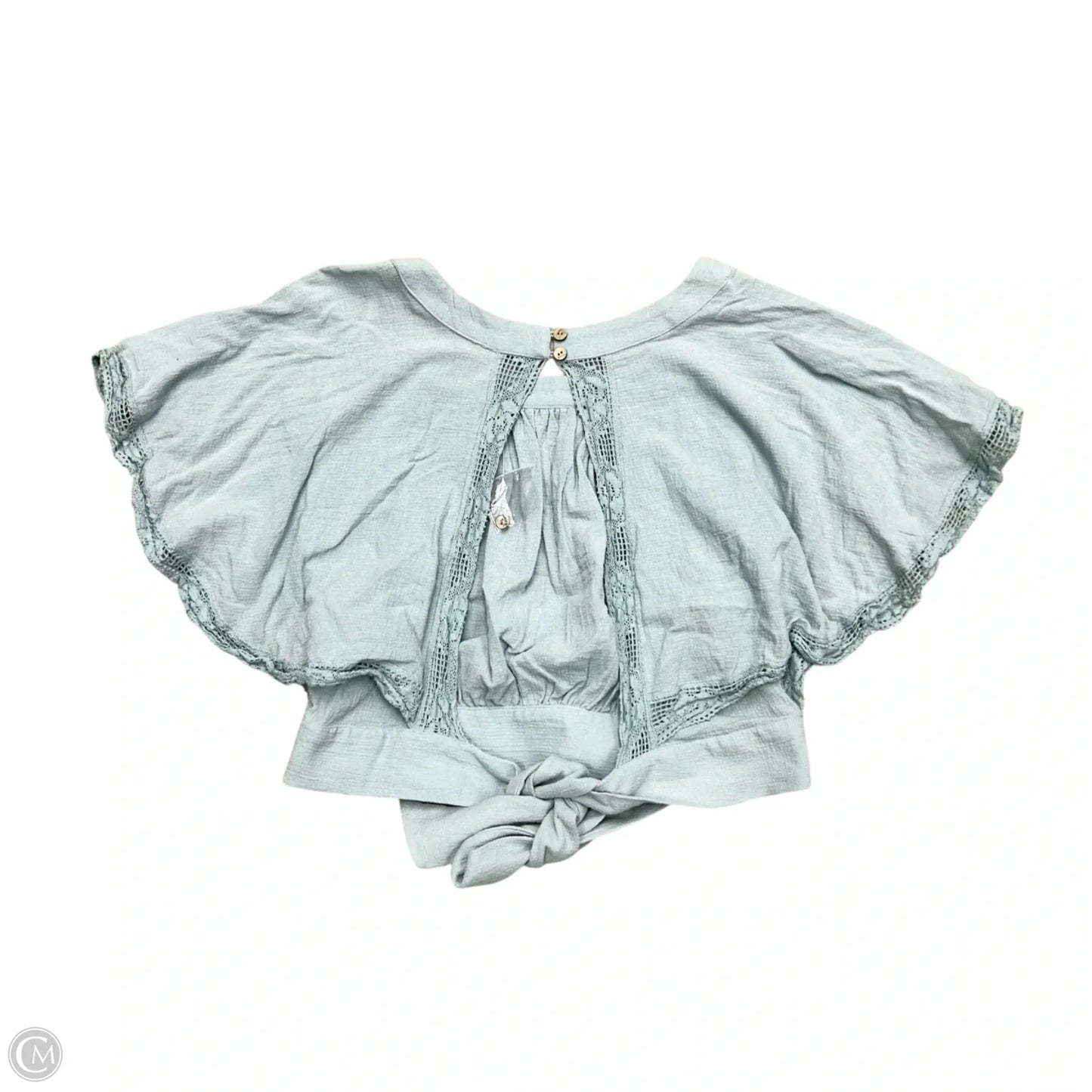 Top Short Sleeve By Free People In Blue, Size: M